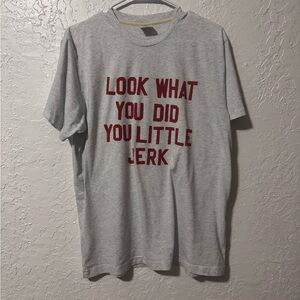 Homage Home Alone Look What You Did You Little Jerk Tshirt 
Size large